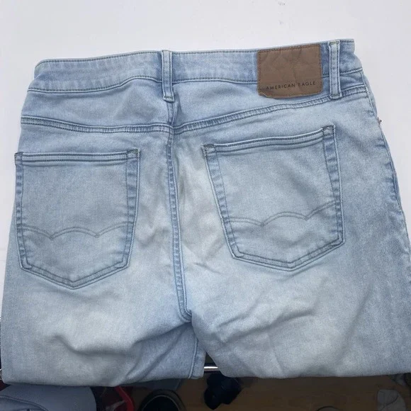 AMERICAN EAGLE AIR-FLEX 360 SLIM FIT JEANS Men's 33x30 Distressed SEE PICS - Picture 13 of 14